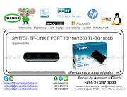 SWITCH TP-LINK 8 PORT 10/100/1000 TL-SG1008D