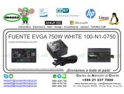 FUENTE EVGA 750W WHITE 100-N1-0750