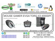 MOUSE GAMER EVGA TORQ X3 4000DPI