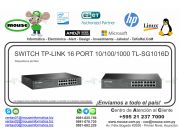 SWITCH TP-LINK 16 PORT 10/100/1000 TL-SG1016D