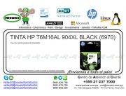 TINTA HP T6M16AL 904XL BLACK (6970)