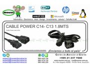 CABLE POWER C14-C13 1.8MTS