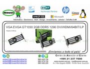 VGA EVGA GT1030 2GB DDR5 1290 DVI/HDMI/64BIT/LP