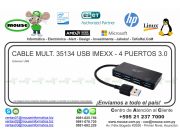 CABLE MULT. 35134 USB IMEXX - 4 PUERTOS 3.0