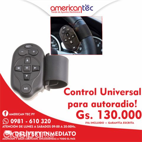 control universal para auto radio Clasipar.com en Paraguay