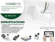 Combo 15 Circuito Cerrado de 16 Cámaras Hikvision con Instalación