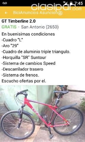 Bicicleta gt timberline best sale 2.0 aro 29