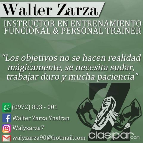 Instructor de Entrenamiento Funcional