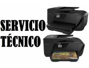 SERVICIO TECNICO IMP HP 7510 W OFFICEJET MULTIF FAX A3 E INSUMOS