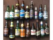 Pilsen brahma Baviera quilmas y varias más vendo botellas coleccionables