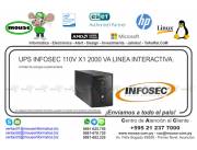 UPS INFOSEC 110V X1 2000 VA LINEA INTERACTIVA.