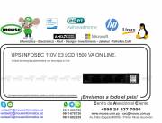 UPS INFOSEC 110V E3 LCD 1500 VA ON LINE