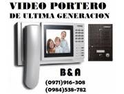 VIDEO PORTERO, CON OPCIÓN A CERRADURA ELÉCTRICA DE ÚLTIMA GENERACIÓN