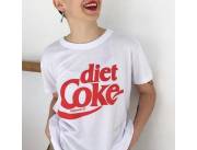 Remera basica para dama Diet Coke- TALLE G