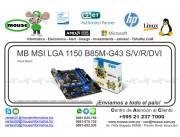 MB MSI LGA 1150 B85M-G43 S/V/R/DVI