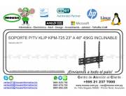 SOPORTE P/TV KLIP KPM-725 23 A 46 45KG INCLINABL