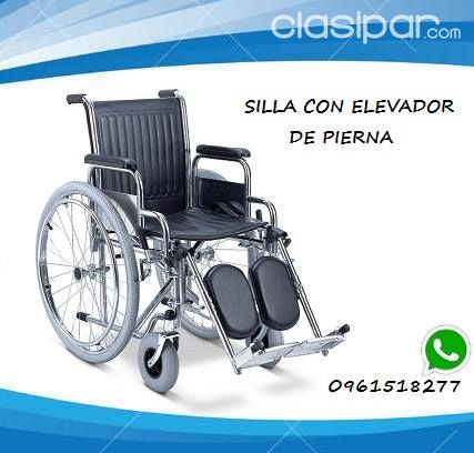 SILLA DE RUEDA ESTANDAR CON ELEVADOR DE PIE | Clasipar Otros Servicios - SILLA DE RUEDA ESTANDAR CON ELEVADOR DE PIE