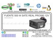 FUENTE 500W SATE REAL PRO580 12V