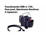 Transformador de corriente de 220 a 110v. para electrodomésticos equipos y maquinas