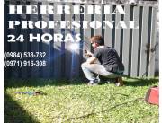 HERRERIA- MANTENIMIENTO DE PORTONES Y AUTOMATIZACIONES- SERVICIO TECNICO 24 HRS!!!