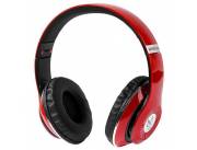 Auricular Inalámbrico Maxer S680 con Bluetooth / FM / Micrófono – Rojo