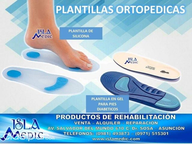 Comprar plantillas ortopédicas y plantillas de gel online