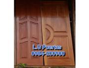 Puertas masisas para entrada principal.. L.G ABERTURAS