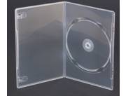 PORTA CD/DVD - CAJA GRUESA TRASPARENTE PARA 1 DISCO