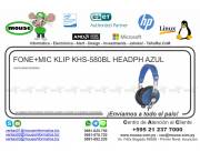 FONE+MIC KLIP KHS-580BL HEADPH AZUL