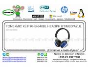 FONE+MIC KLIP KHS-640BL HEADPH BT/MSD/AZUL