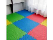 PISO ALFOMBRA DE GOMA EVA PACK DE 4 BLOQUES 60X60CM PISO ALFOMBRA DE GOMA EVA PACK DE 4 BLOQUES 60X60CM