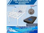 ALQUILER DE CAMA HOSPITALARIA DE 2 MOVIMIENTOS MANUAL EN PARAGUAY