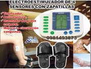 ELECTROESTIMULADOR DE 4 SENSORES CON ZAPATILLAS