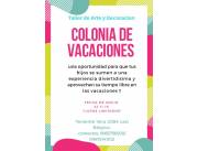 COLONIA DE VACACIONES - Nuevo!