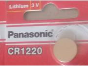 Pila CR 1220 Panasonic de 3 voltios