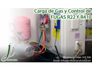 Carga de Gas Refrigerante para Aire Acondicionado R22 / R410A