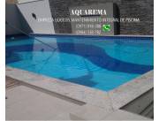 LIMPIEZA INTEGRAL DE PISCINA -24 HORAS-REPARACIONES, CONSTRUCCION, SERVICE DE MOTORES, ETC