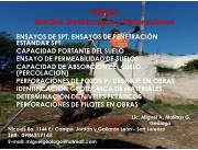 ESTUDIOS DE SUELOS !!!! ESTUDIOS GEOTECNICOS !!!!!
