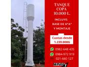 TANQUE COPA DE 10.000 LTS. CON BASE DE Hº Aº MONTAMOS EN TODO EL PAIS. CUOTAS:1239000G TANQUE COPA DE 10.000 LTS. CON BASE DE Hº Aº MONTAMOS EN TODO EL PAIS. CUOTAS:1239000G