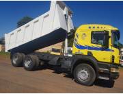 SCANIA 124 360 AÑO 2000 CAJA 3Y3 6×4 CON DIFERENCIAL A CUBO CON VOLQUETE ROQUERA SCANIA 124 360 AÑO 2000 CAJA 3Y3 6×4 CON DIFERENCIAL A CUBO CON VOLQUETE ROQUERA
