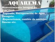 LIMPIEZA INTEGRAL DE PISCINA 24 HORAS!!!- ASPIRADO, VENTA Y SERVICE DE MOTORES Y FILTROS.