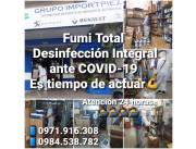 FUMIGACIÓN Y DESINFECCIÓN INTEGRAL ATENCIÓN 24 HORAS!!!