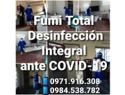 DESINFECCIÓN INTEGRAL ANTE COVID-19, ATENCIÓN 24 HORAS