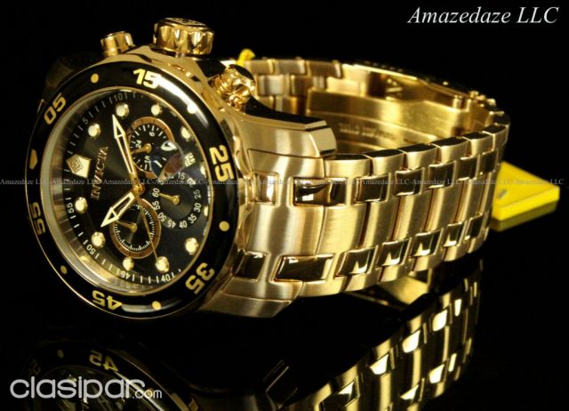 RELOJ INVICTA USA NUEVO EN CAJA ENCHAPADO EN ORO 1676715