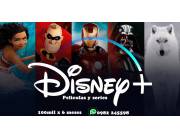 Pëliculas y series Disney plus por 6 meses
