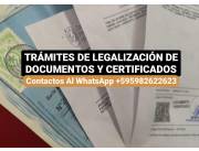 LEGALIZACIONES EN PARAGUAY - APOSTILLA DE LA HAYA - TRAMITES