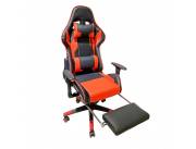 SILLA GAMER CON POSA PIE ROJO 120 k(BFAJ) SILLA GAMER CON POSA PIE ROJO 120 k(BFAJ)