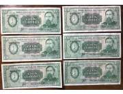 Vendo billetes de cien guaraníes verde