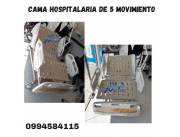 CAMA HOSPITALARIA DE 5 MOVIMIENTOS
