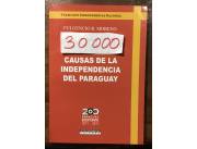 Vendo libro causas de la independencia del paraguay